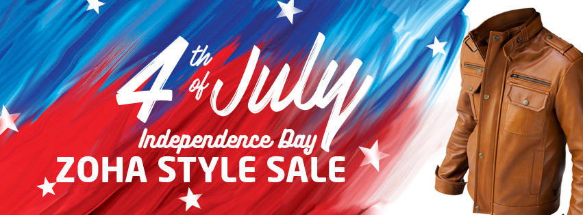 Celebrate Independence Day with Stunning Leather Jackets and Accessories at Zoha Style